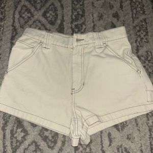 high rise carpenter shorts- new but no tags